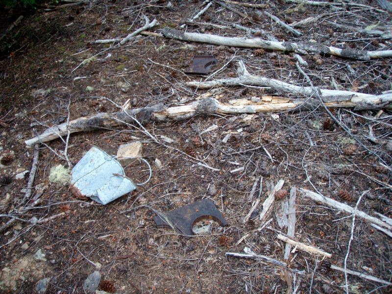 Geronimo Mine Camp Remnants