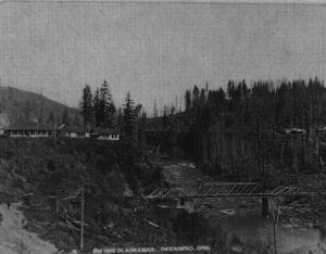 Clackamas River Near Cazadero - 1908
