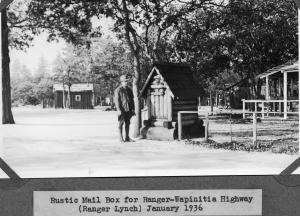 Clackamas Lake Ranger Station - Ranger Lynch - 1963