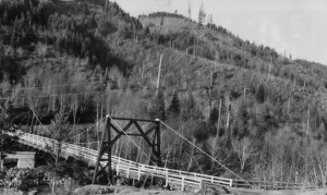 Clackamas River Suspension Bridge