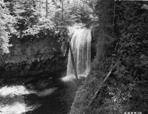 South Fork Clackamas River Falls - 1957