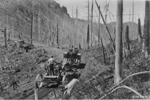 Road Work Near High Rock - 1929