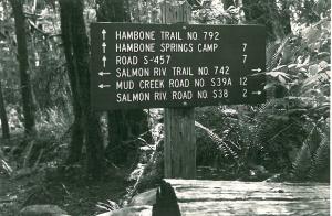 Hambone Trail Sign - Undated