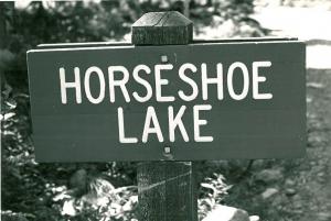 Horseshoe Lake Sign  - Undated