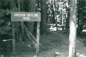 Oregon Skyline Trail Sign - Undated